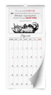 Opakowanie Kalendarz 2026 ścienny notatnikowy