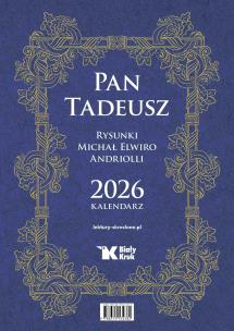Okładka książki Kalendarz 2026 ścienny Pan Tadeusz