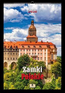 Opakowanie Kalendarz 2026 ścienny zamki polskie
