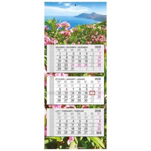 Opakowanie Kalendarz 2026 trójdzielny główka płaska Grecja