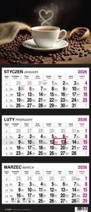 Opakowanie Kalendarz 2026 Trójdzielny Kawa