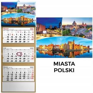 Kalendarz 2026 trójdzielny Panorama Polski. Wydawca: Evena. Multiszop.pl Opakowanie Kalendarz 2026 trójdzielny Panorama Polski