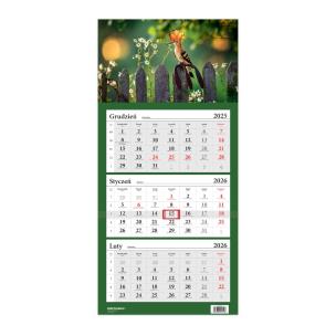 Opakowanie Kalendarz 2026 trójdzielny Ptak dudek HELMA