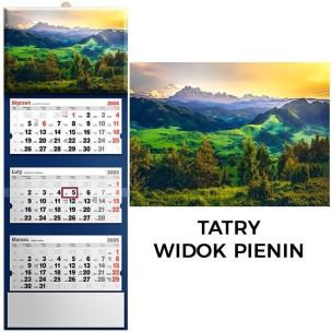 Kalendarz 2026 trójdzielny Widok Pienin. Wydawca: Evena. Multiszop.pl Opakowanie Kalendarz 2026 trójdzielny Widok Pienin