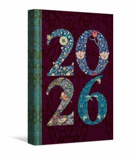 Opakowanie Kalendarz 2026 tygodniowy Cyfry burgund