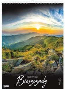 Kalendarz 2026 wieloplanszowy bieszczady. Wydawca: Evena. Multiszop.pl Opakowanie Kalendarz 2026 wieloplanszowy bieszczady