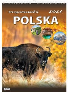 Kalendarz 2026 wieloplanszowy niesamowita Polska. Wydawca: Evena. Multiszop.pl Opakowanie Kalendarz 2026 wieloplanszowy niesamowita Polska