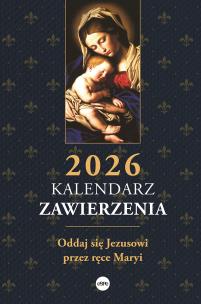 Kalendarz 2026 zawierzenia. Autor:   Praca zbiorowa. Multiszop.pl Okładka książki Kalendarz 2026 zawierzenia