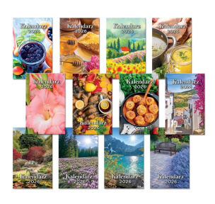 Opakowanie Kalendarz 2026 zdzierak 7,2x11,4cm MIX