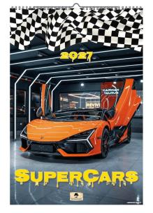 Opakowanie Kalendarz 2027 A3 ścienny super cars
