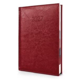 Opakowanie Kalendarz 2027 A5 Agenda Dzienny Bordo