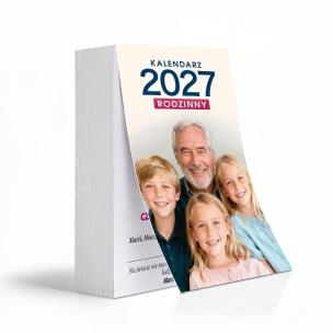 Okładka książki Kalendarz 2027 B7 zdzierak Rodzinny