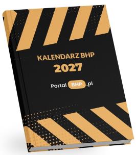 Okładka książki Kalendarz 2027 BHP