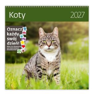 Opakowanie Kalendarz 2027 ścienny 30x30cm Koty HELMA