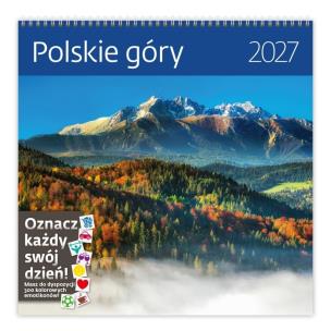 Opakowanie Kalendarz 2027 ścienny 30x30cm Polskie Góry HELMA