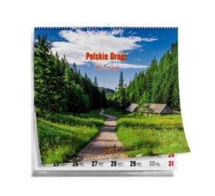 Opakowanie Kalendarz 2027 ścienny 32x32cm Polskie drogi