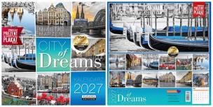 Opakowanie Kalendarz 2027 ścienny City of Dreams