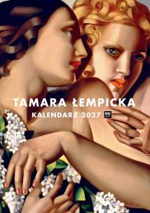 Okładka książki Kalendarz 2027 Tamara Łempicka A3 wzór 2