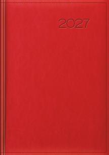 Opakowanie Kalendarz 2027 tygodniowy czerwony