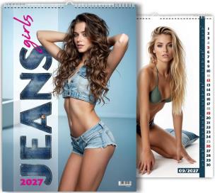 Opakowanie Kalendarz 2027 wieloplanszowy Jeans Girls