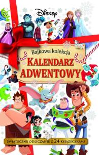 Okładka książki Kalendarz adwentowy. Bajkowa kolekcja. Disney