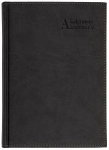 Kalendarz akad. 2025/2026 A5 tyg. Vivella czarny. Wydawca: Wokół nas. Multiszop.pl Opakowanie Kalendarz akad. 2025/2026 A5 tyg. Vivella czarny