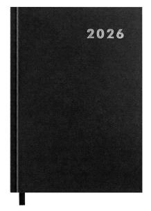 Kalendarz książkowy 2026 A5 czarny EASY. Wydawca: Easy Stationery. Multiszop.pl Opakowanie Kalendarz książkowy 2026 A5 czarny EASY