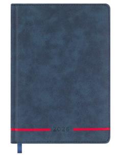 Kalendarz książkowy 2026 A5 niebieski EASY. Wydawca: Easy Stationery. Multiszop.pl Opakowanie Kalendarz książkowy 2026 A5 niebieski EASY