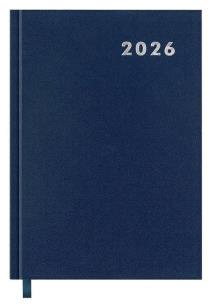 Kalendarz książkowy 2026 A5 niebieski EASY. Wydawca: Easy Stationery. Multiszop.pl Opakowanie Kalendarz książkowy 2026 A5 niebieski EASY
