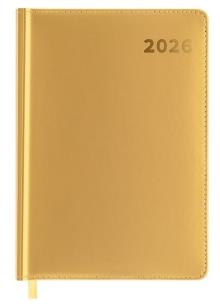 Kalendarz książkowy 2026 A5 złoty EASY. Wydawca: Easy Stationery. Multiszop.pl Opakowanie Kalendarz książkowy 2026 A5 złoty EASY