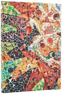 Kalendarz książkowy midi 2026 Gaudi's Sun. Wydawca: Paperblanks. Multiszop.pl Opakowanie Kalendarz książkowy midi 2026 Gaudi's Sun