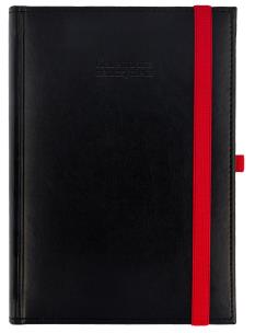 Opakowanie Kalendarz naucz. 2025/26 A5 Nebraska gumka czarny