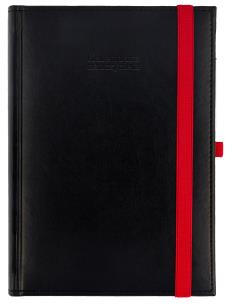 Opakowanie Kalendarz naucz. 2025/26 A5 Nebraska gumka czarny