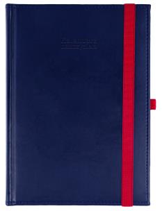 Opakowanie Kalendarz naucz. 2025/26 A5 Nebraska gumka granat