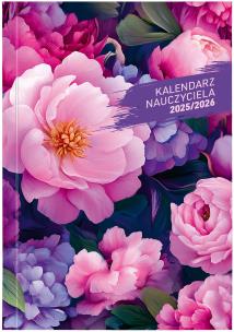 Opakowanie Kalendarz nauczyciela 2025/2026 B6 tyg. PCV Kwiaty