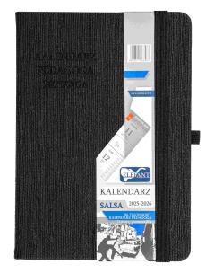 Opakowanie Kalendarz pedagoga 2025/26 B6 tyg. Salsa czarny