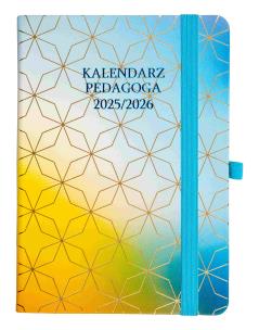 Opakowanie Kalendarz pedagoga 2025/26 B6 tyg Salsa tęczowy