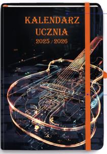 Okładka książki Kalendarz Ucznia 2025/2026 A5 TNS Gitara