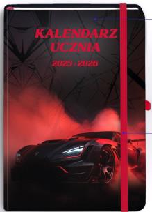 Okładka książki Kalendarz Ucznia 2025/2026 B6 TNS Samochód