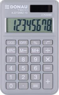 Kalkulator kieszonkowy DONAU TECH 97x60x10 mm jasnoszary. Wydawca: Donau. Multiszop.pl Opakowanie Kalkulator kieszonkowy DONAU TECH 97x60x10 mm jasnoszary