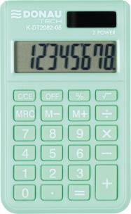 Opakowanie Kalkulator kieszonkowy DONAU TECH wym. 97x60x10 mm jasnozielony