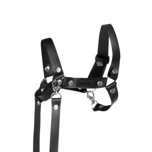 Opakowanie Kantar dla Hobby Horse wodze ekoskóra czarny