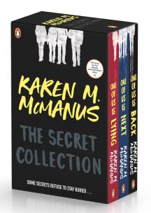 Okładka książki Karen McManus. The Secret Collection. One Of Us Is Lying / One Of Us Is Next / One Of Us Is Back