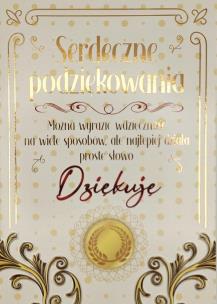 Opakowanie Karnet 3K Podziękowania