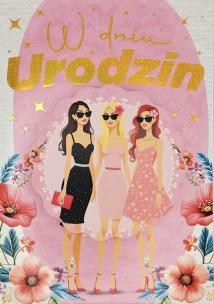 Opakowanie Karnet 3K Urodziny