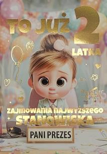 Opakowanie Karnet 3K Urodziny