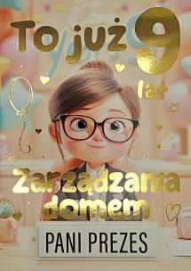 Opakowanie Karnet 3K Urodziny