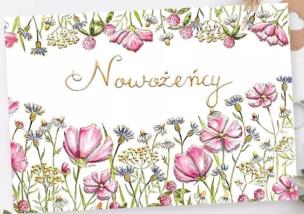 Opakowanie Karnet A5 Ślub Polne kwiaty