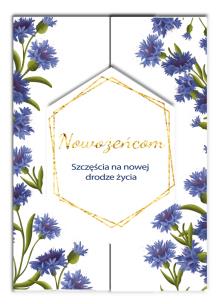 Opakowanie Karnet A5 z bilecikiem Ślub Chabry