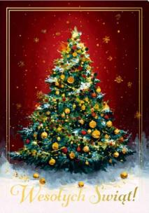 Opakowanie Karnet B6 3D Boże Narodzenie